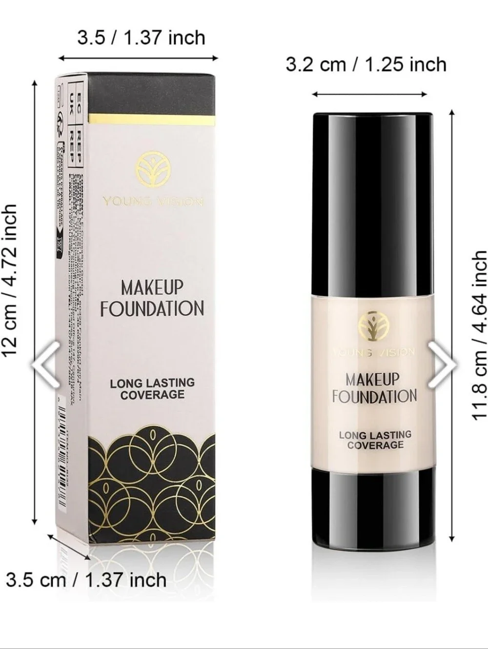 YOUNG VISION LONG LASTING Makeup Foundation -  (01)